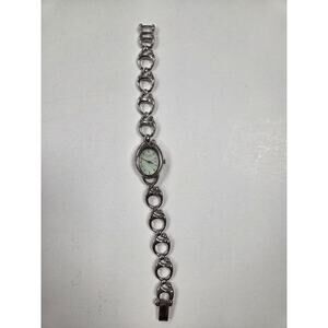 Colibri Women's Bracelet Wrist Watch Silver Iridescent Face